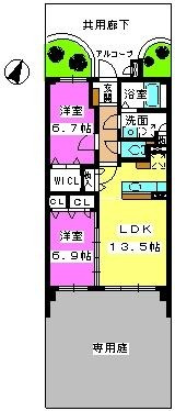 GOOD WOOD Sの間取り|間取り図