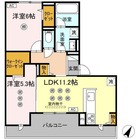 メゾン ココルの間取り