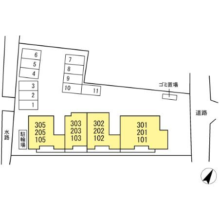 メゾン ココルの区画図