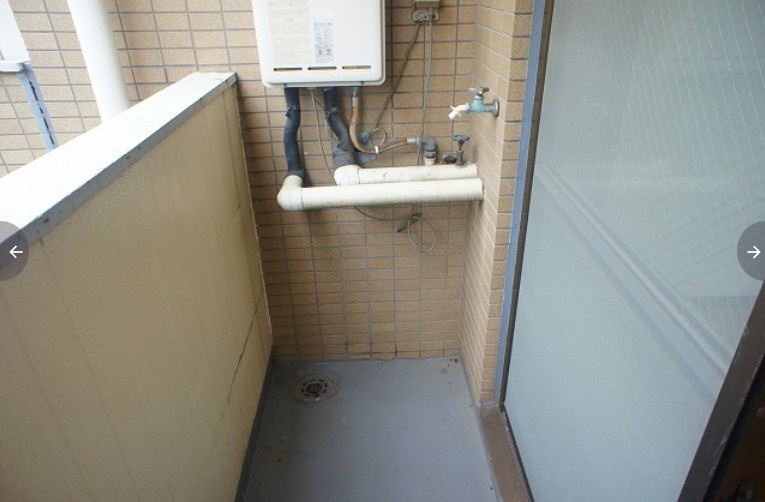 ジュネパレス津田沼のバルコニー