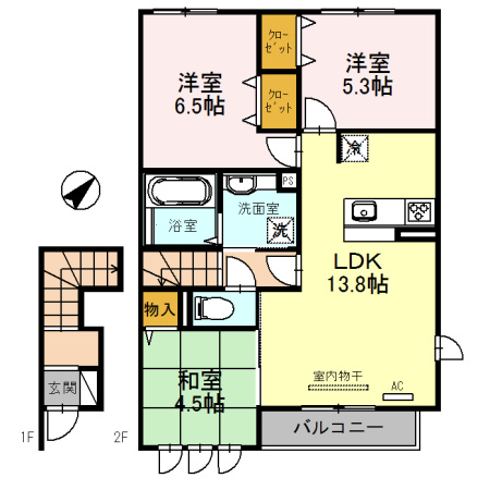 オリエンタルの間取り