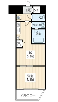 【間取り】 | ハーモニーレジデンスＮＯＲＴＨザ・ガーデン | 間取りです。