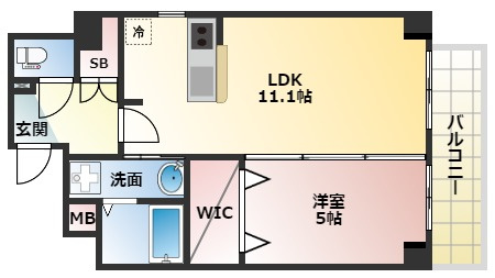 【間取り】 | ザテラス天王寺MK