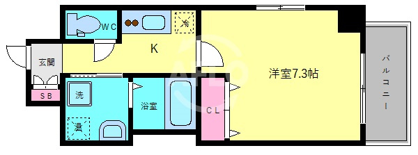 レジュールアッシュ天王寺Ⅱの間取り|レジュールアッシュ天王寺II　間取り