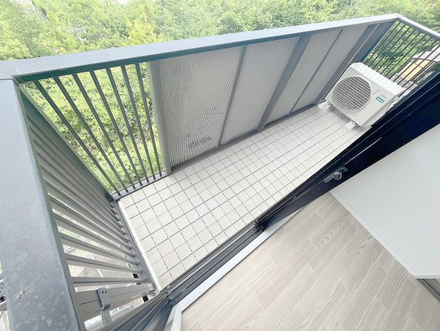 フォーレスさくら野のバルコニー
