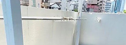 加藤第三ハイツのバルコニー