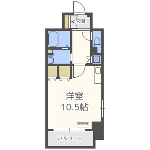 アプリーレ堺筋本町の間取り
