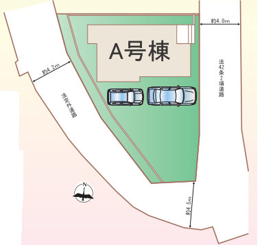 【区画図】 | 鈴蘭台西町１丁目　新築戸建