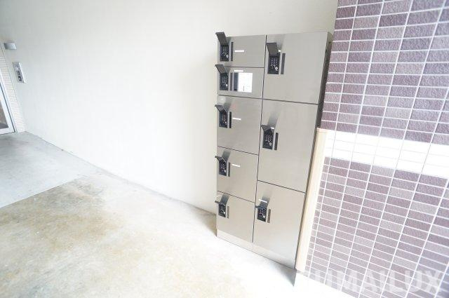 熊本市中央区渡鹿３丁目の賃貸マンションのエントランス