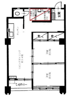 【間取り】 | 升本マンション | 間取りです。