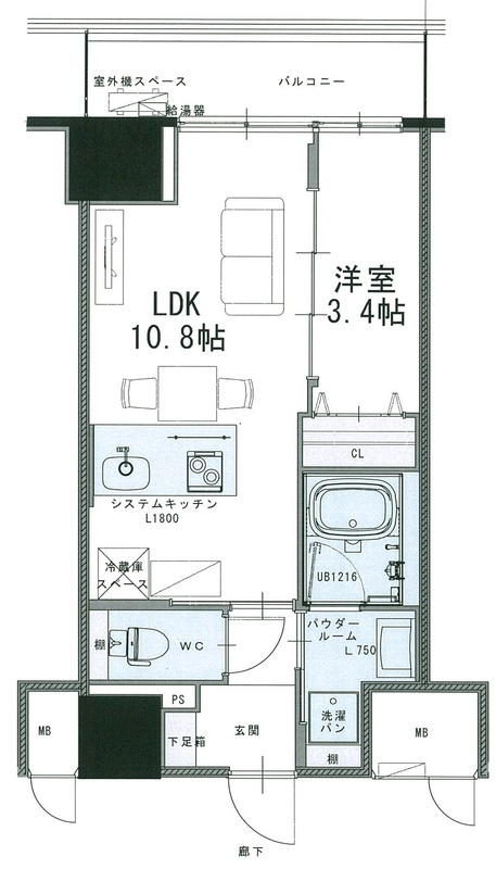 Wave on Horie Towerの間取り