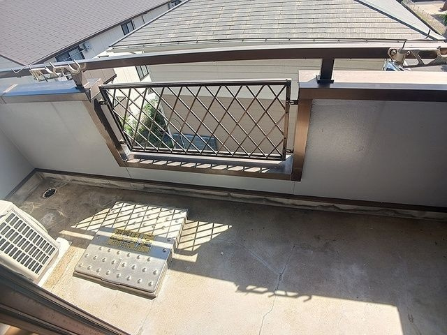 ロジュマン本城のバルコニー