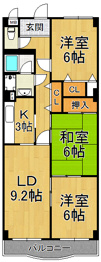 ドムール樋ノ池の間取り
