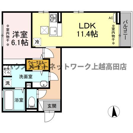 ノーブル スクエア Ａの間取り|間取図