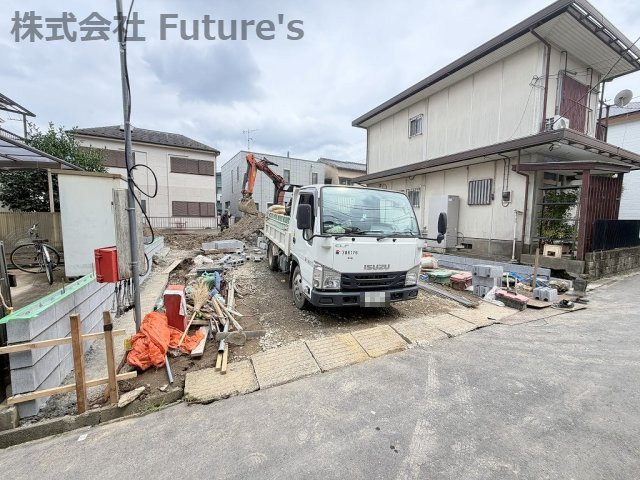 三郷市戸ケ崎　新築戸建　全1棟の外観|現地の写真になります。