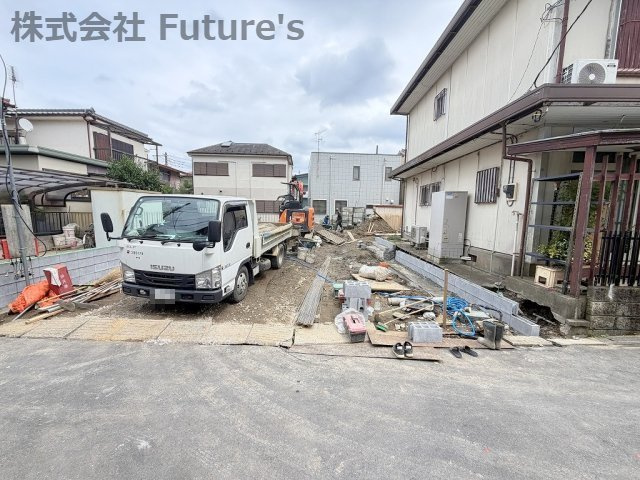 三郷市戸ケ崎　新築戸建　全1棟の外観|現地の写真になります。