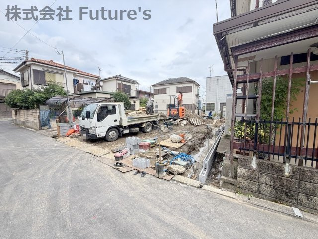 三郷市戸ケ崎　新築戸建　全1棟の外観|現地の写真になります。
