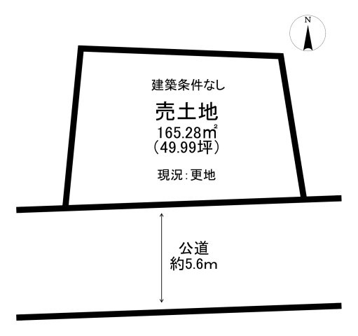 栃木市平井町846-4の土地図