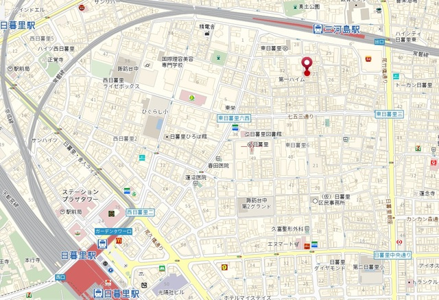 葛岡第二マンションの地図|★案内図★