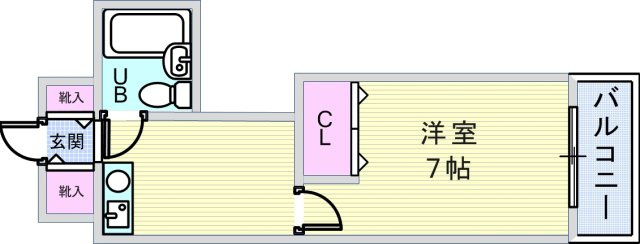 メゾン豊中PART１６の間取り