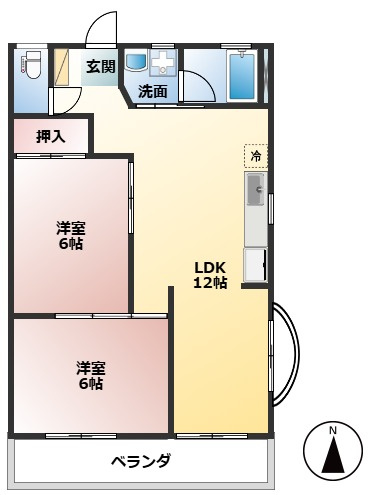 スイトマジョラムの間取り