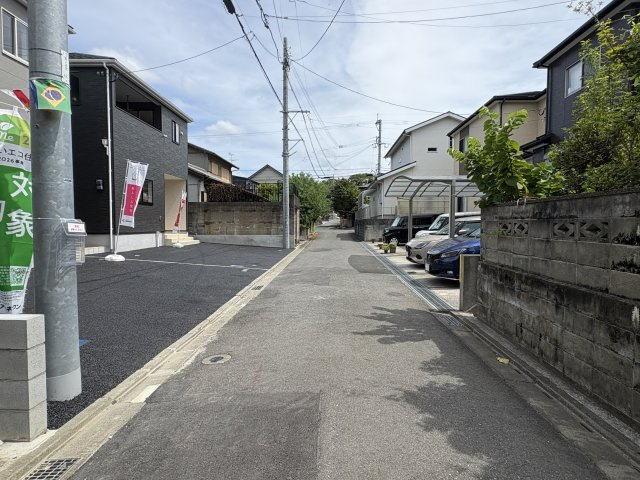 CRADLE GARDENー八幡西区永犬丸西町第2の前面道路含む現地写真