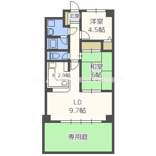 ボンヌ愛の間取り