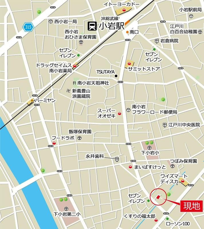 バハラ南小岩の地図