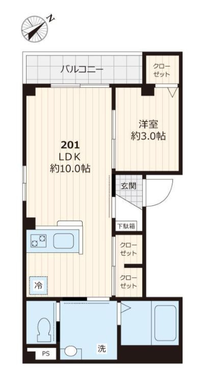 バハラ南小岩の間取り