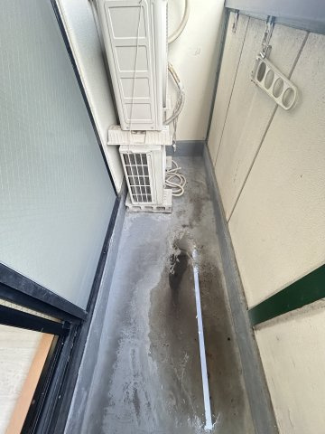 ソレイユ谷町のバルコニー