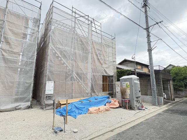 CRADLE GARDENー八幡西区永犬丸西町第2の外観|現在工事中です。2026年9月中旬完成予定です。2026年9月下旬引渡予定です。