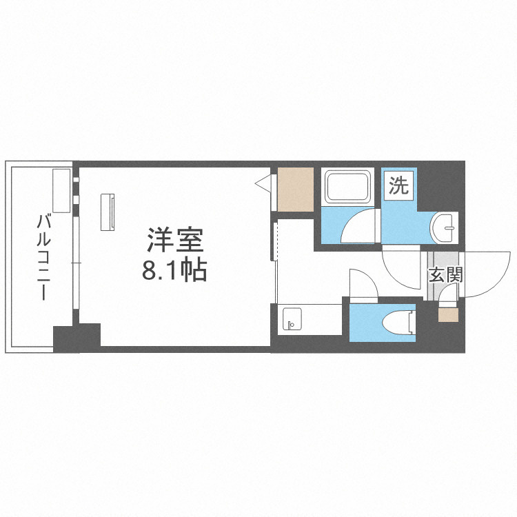エグゼ大阪ドームⅡの間取り