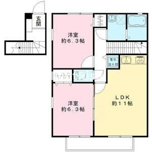 ジュヴィエ壱番館の間取り