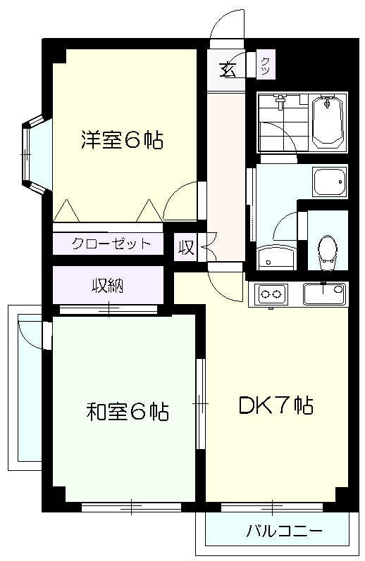 カーミア中延の間取り