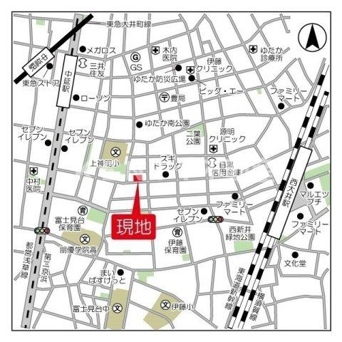 【地図】 | ミリアレジデンスシナガワナカノブ