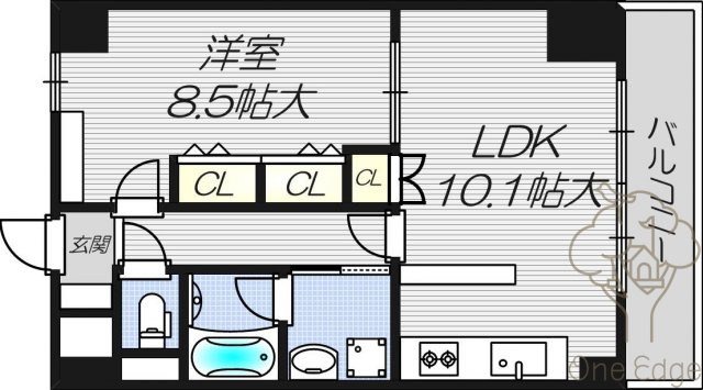 ガーデンレジデンス田川の間取り
