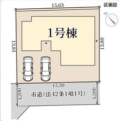 リーブルガーデン　津山市林田【仲介手数料無料】の区画図
