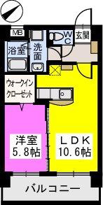CourtMidiの間取り