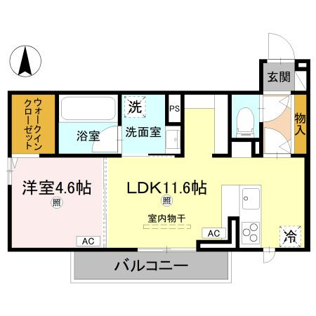 D-ROOM 中島の間取り