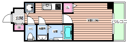 【間取り】 | レジデンス福島Ⅱ