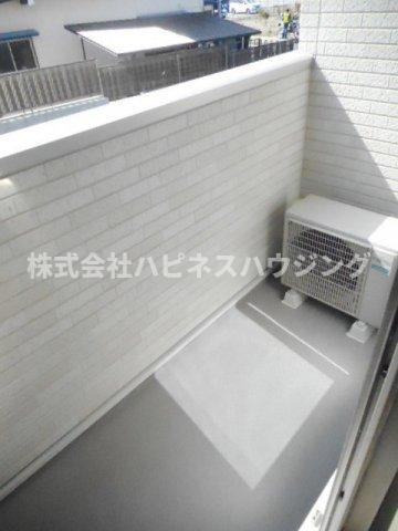 アビタシオン高柳のバルコニー
