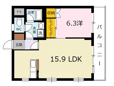 ソレイユ高陽Ⅱの間取り