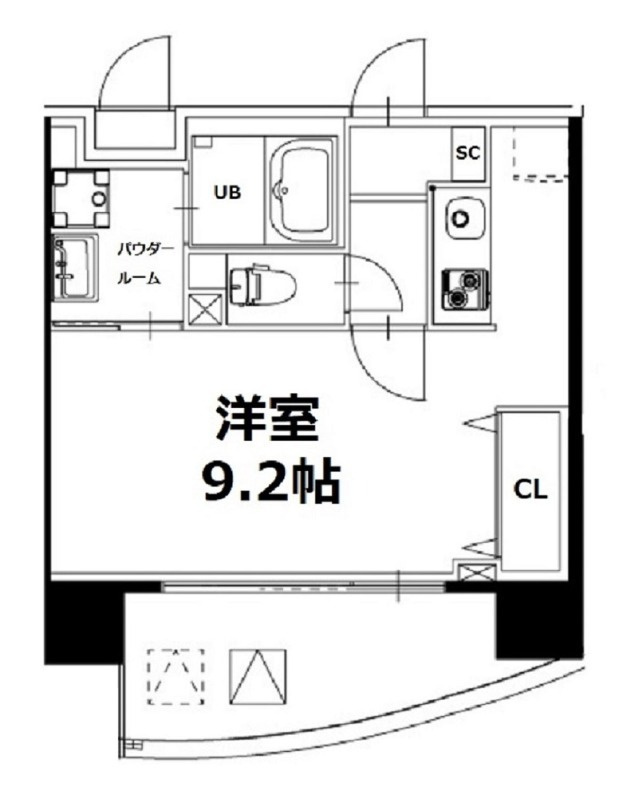 神楽坂5丁目ビルの間取り
