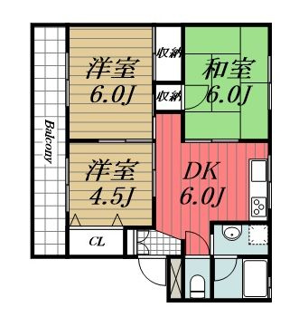 【間取り】 | 田間エクセルコート　B