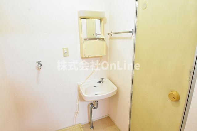 サンパティック山田の洗面所