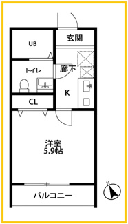 【間取り】 | レガーロ菊名