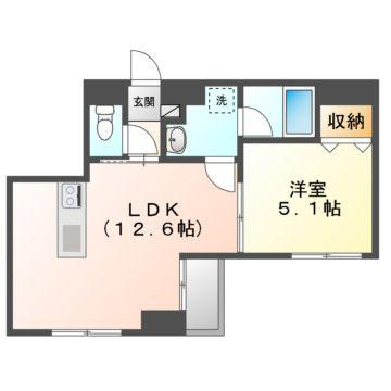 アーバン富田町の間取り