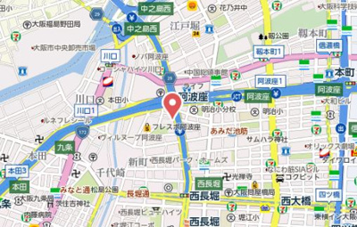 【地図】 | プレサンス阿波座ステーションフロント