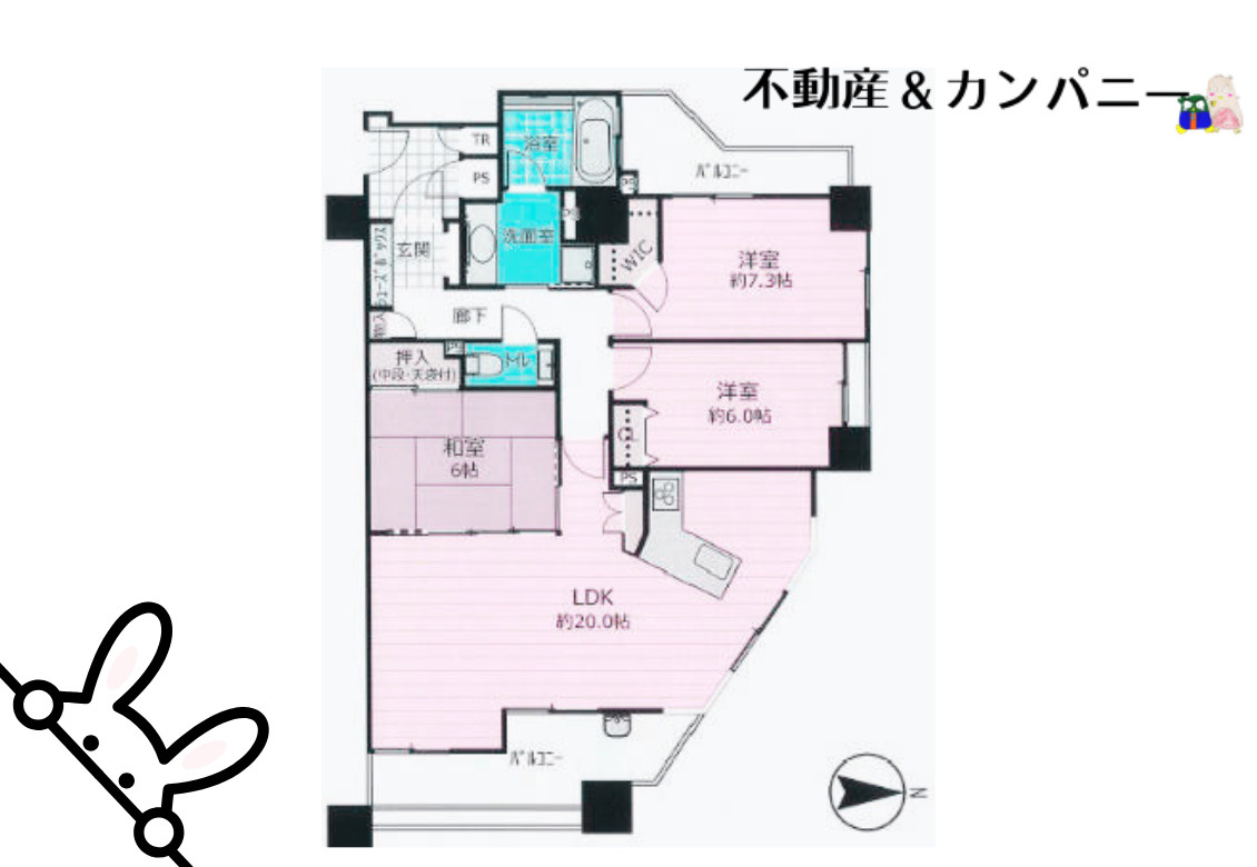 エイルマンション岩崎プレジデンスの間取り