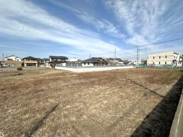 敷地面積32～37坪　売地　川越市上野田町の外観|更地　日当たり良好♪